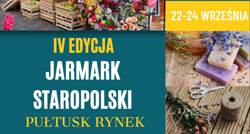 To już dziś! Jarmark Staropolski na pułtuskim rynku 