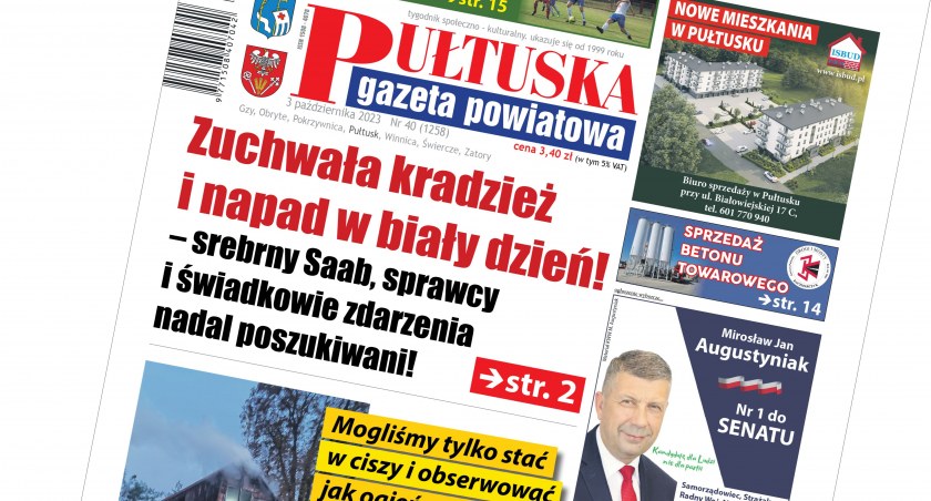 W 40 numerze Pułtuskiej Gazety Powiatowej