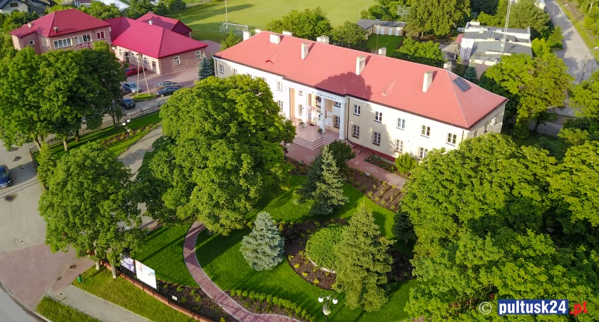 Gmina Pokrzywnica z lotu ptaka