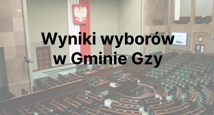 PKW podała wyniki w Gminie Gzy