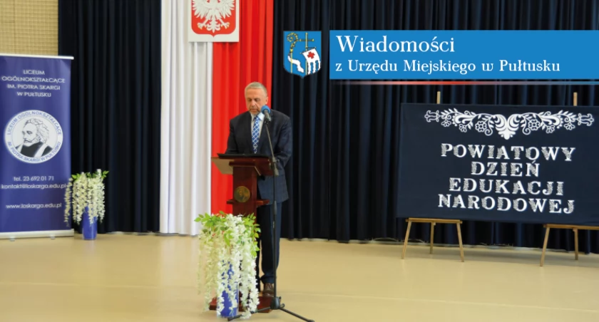 Powiatowe obchody Dnia Edukacji Narodowej w Liceum Ogólnokształcącym im. Piotra Skargi w Pułtusku
