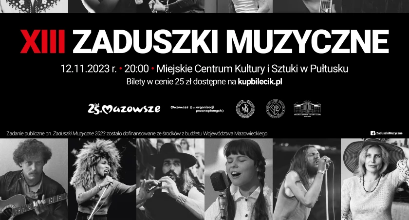 Wielkimi krokami zbliża się XIII edycja Zaduszek Muzycznych - jednego z najważniejszych wydarzeń kulturalnych w regionie północnego Mazowsza.