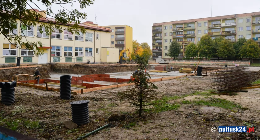 Trwa rozbudowa Przedszkola Miejskiego nr 5 w Pułtusku