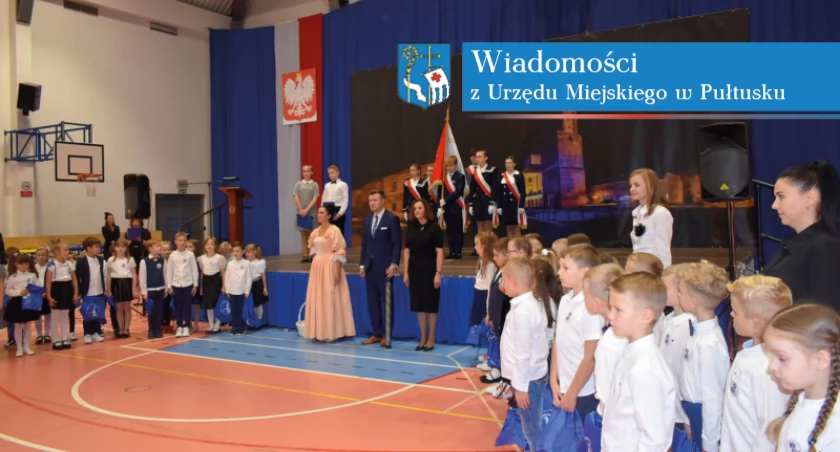 Ślubowanie pierwszoklasistów PSP nr 1 im. Klaudyny Potockiej w Pułtusku