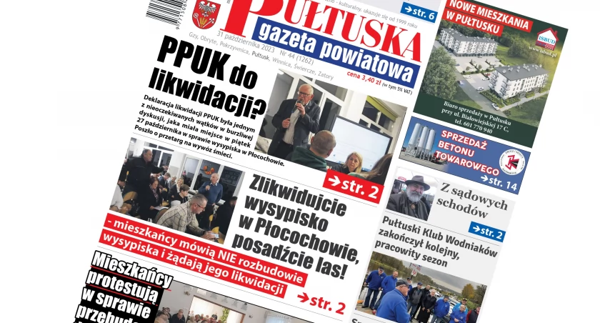W najnowszym numerze Pułtuskiej Gazety Powiatowej