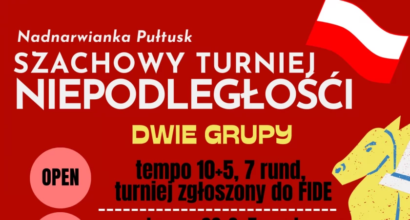 Zapraszamy na Turniej Szachowy z okazji Dnia Niepodległości