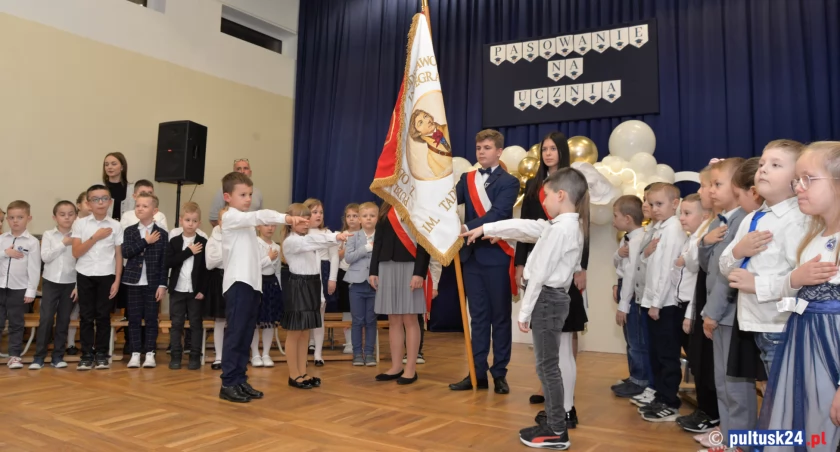 Pasowanie na ucznia w Trójce