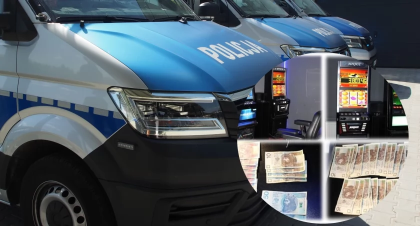 10 automatów i  9000 zł w gotówce. Kolejne nielegalne salony gier w Pułtusku