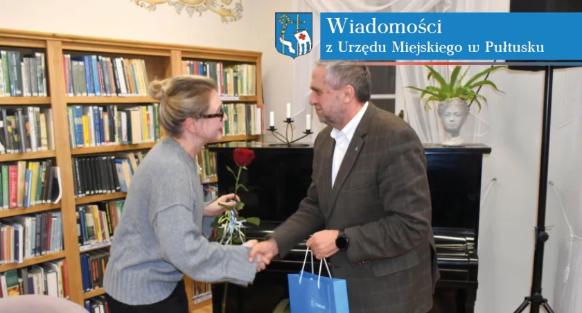 Spotkanie z producentką filmową w Pułtuskiej Bibliotece Publicznej im. Joachima Lelewela