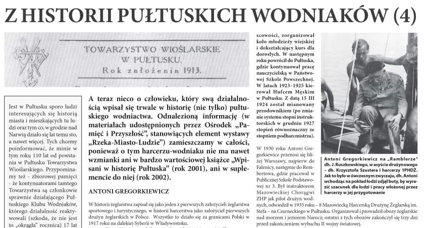 Z historii pułtuskich Wodniaków - część IV