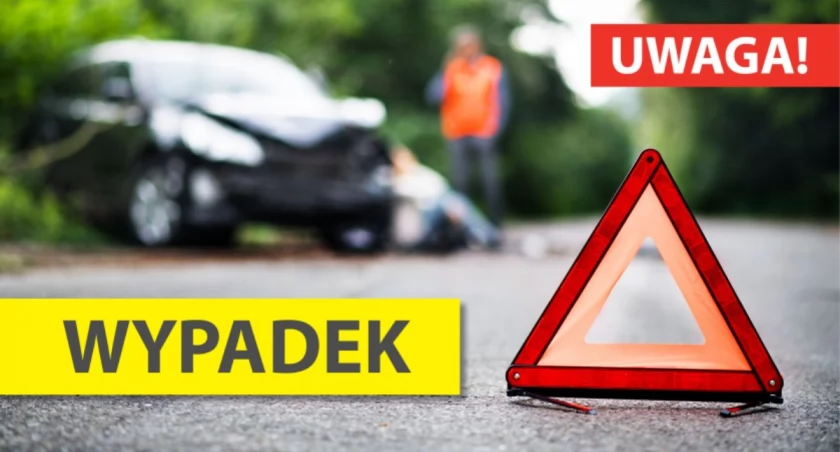 Wypadek w Gnojnie. Poszkodowana jedna osoba