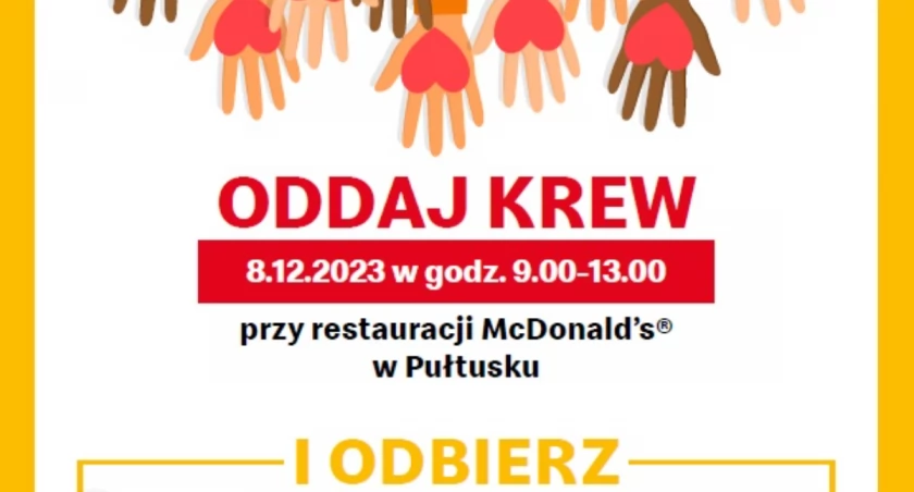 Oddaj krew - odbierz prezenty