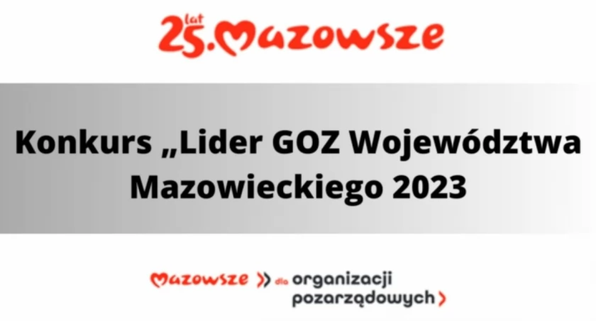 Konkurs Lider GOZ Województwa Mazowieckiego 2023