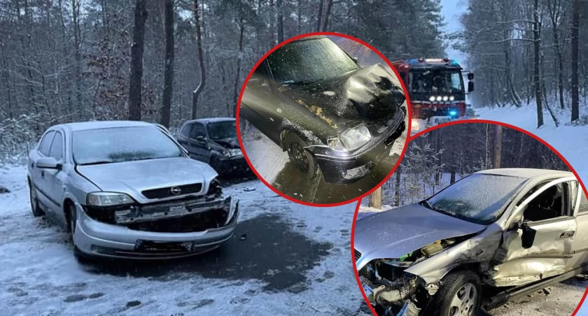 Czołowe zderzenie dwóch osobówek - są utrudnienia w ruchu