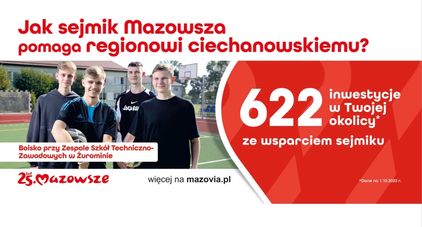Subregion ciechanowski ze wsparciem sejmiku Mazowsza!