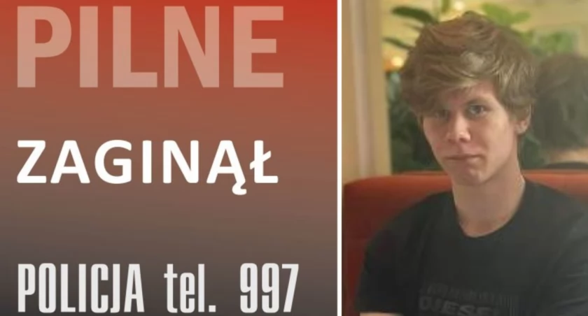 Poszukiwany 16-letni Krzysztof Dymiński