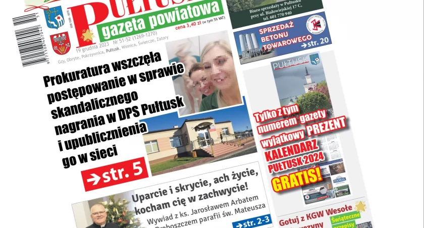 W aktualnym numerze Pułtuskiej Gazety Powiatowej