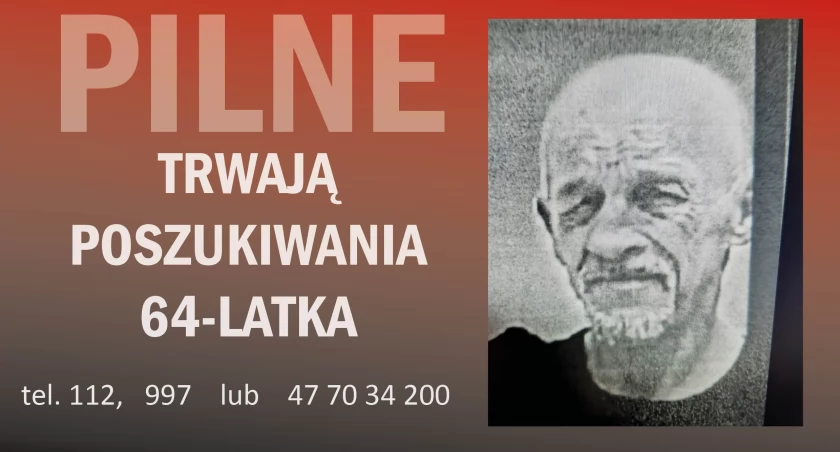 Trwają poszukiwania 64-latka