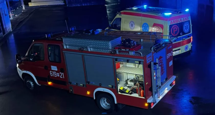 Strażacy ruszyli na pomoc nieprzytomnemu mężczyźnie. Niestety, zmarł 