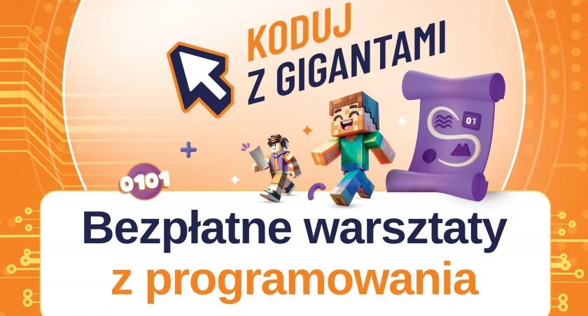 Koduj z Gigantami po raz czternasty! Zapisy na największe bezpłatne ogólnopolskie warsztaty z programowania wystartowały.