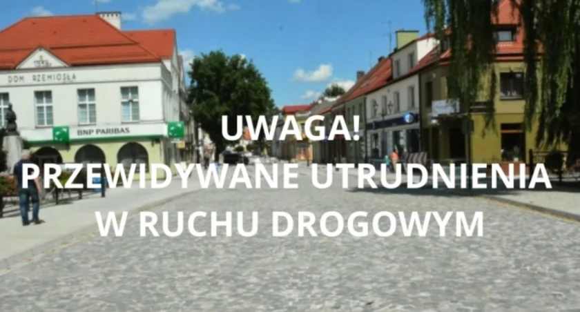 Przewiduje się utrudnienia w ruchu drogowym