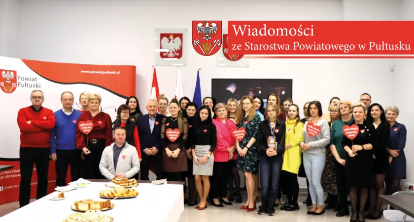 Starostwo Powiatowe w Pułtusku zagrało dla WOŚP!