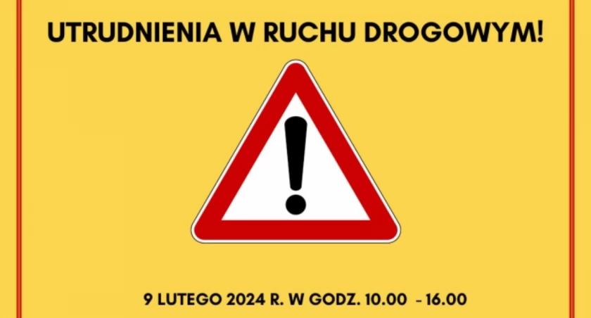 Utrudnienia w ruchu drogowym