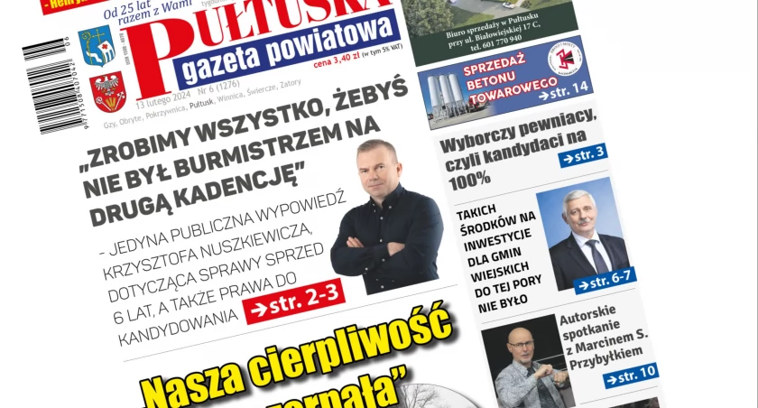W 6 numerze Pułtuskiej Gazety Powiatowej