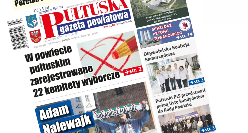 W 7 numerze Pułtuskiej Gazety Powiatowej