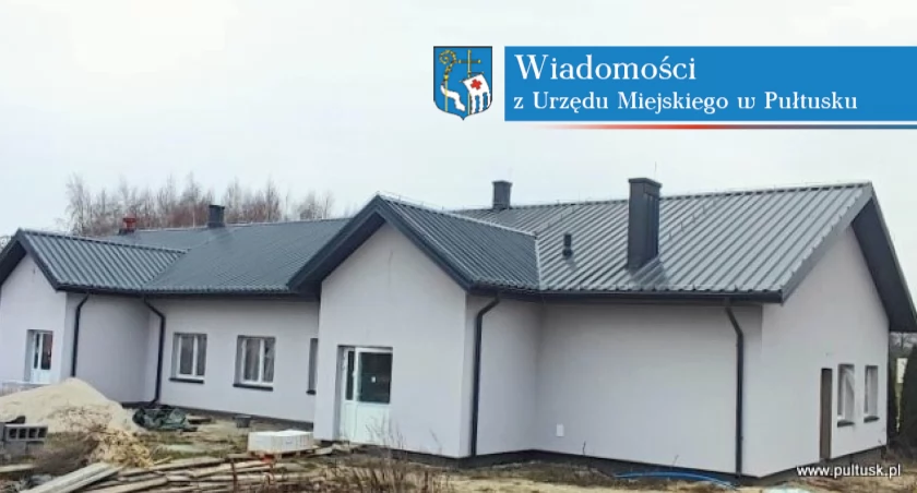 Trwają intensywne prace w świetlicy wiejskiej w Płocochowie
