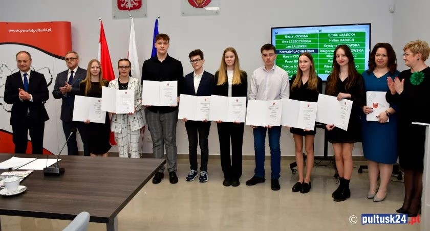 Stypendia Starosty Pułtuskiego przyznane