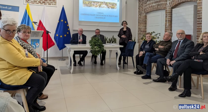 W Pułtusku już działa Gminna Rada Seniorów. Za nimi pierwsze posiedzenie