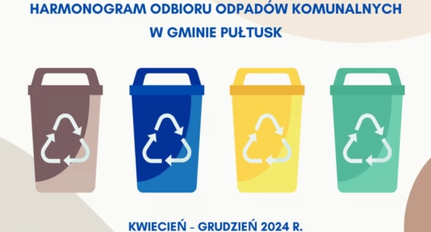 HARMONOGRAM ODBIORU ODPADÓW kwiecień – grudzień 2024 r.