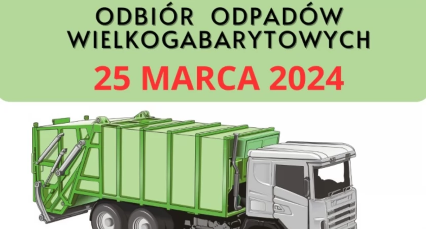 Przypominamy! Odbiór odpadów wielkogabarytowych w sołectwach Gminy Pułtusk już 25 marca 2024 r.