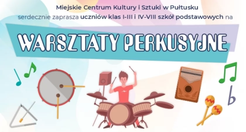 Warsztaty perkusyjne dla uczniów szkół podstawowych 