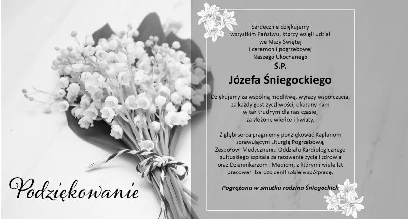 Podziękowanie