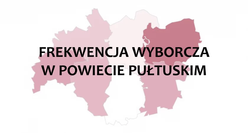 Frekwencja w wyborach samorządowych 2024 - powiat pułtuski