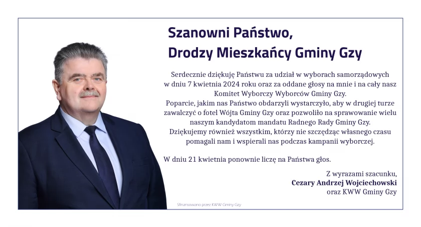 Podziękowania