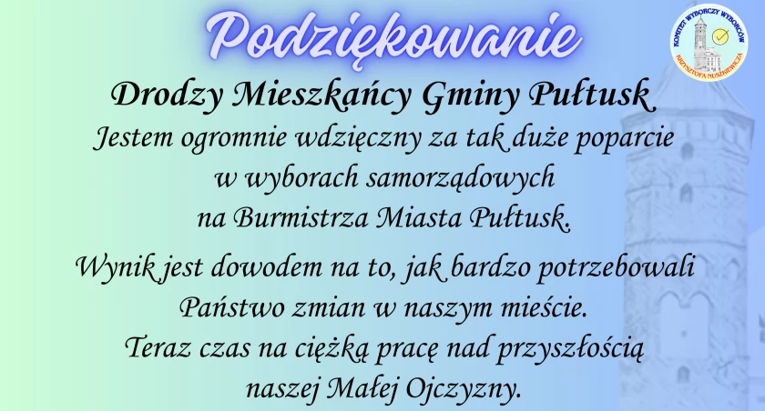 Podziękowanie