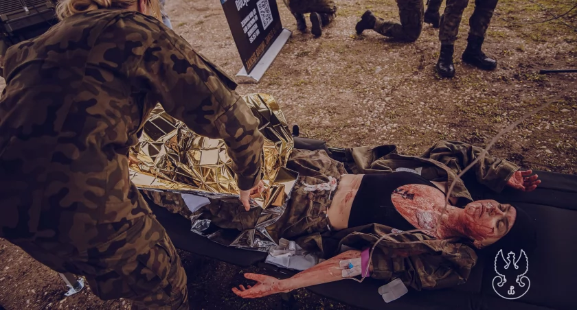 TAKTYCZNO-BOJOWA OPIEKA NAD POSZKODOWANYM w ramach projektu Women of NATO