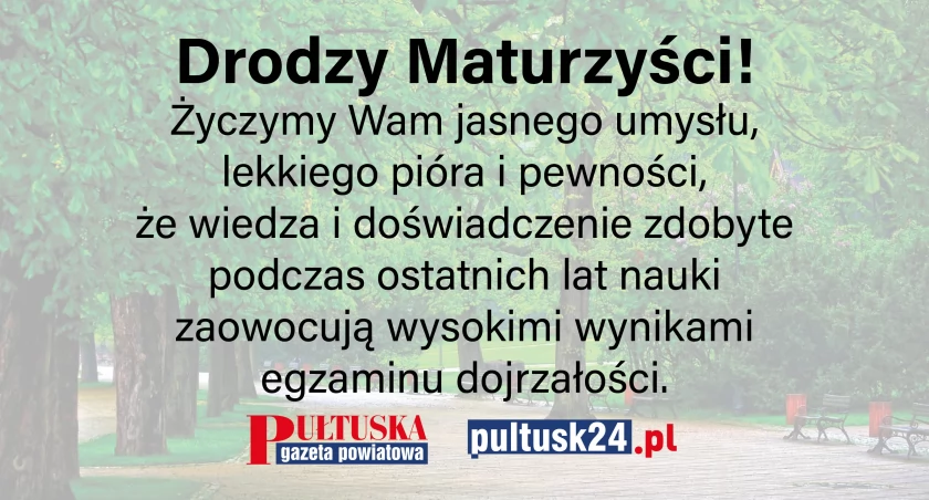 Powodzenia na maturze!