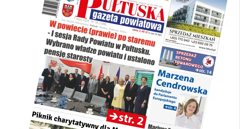 W 18 numerze Pułtuskiej Gazety Powiatowej