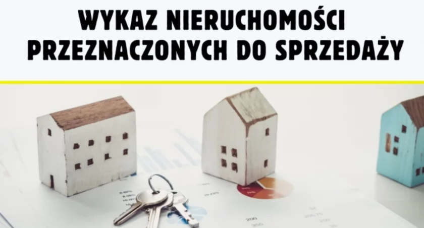 Wykaz nieruchomości przeznaczonych do sprzedaży