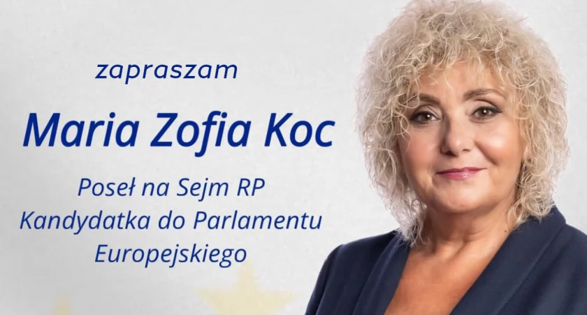 Jutro spotkanie z Marią Koc oraz innymi kandydatami do Parlamentu Europejskiego 