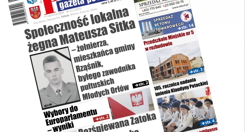 W 23 numerze Pułtuskiej Gazety Powiatowej