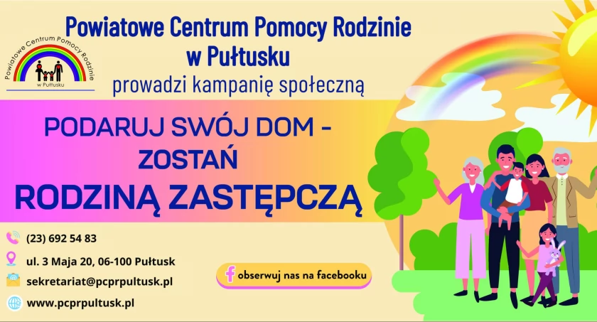 Podaruj swój dom – zostań rodziną zastępczą