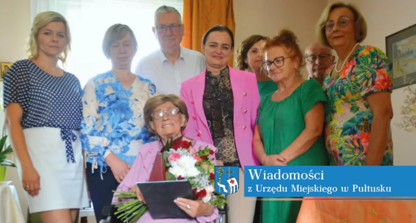 Setne urodziny mieszkanki Pułtuska