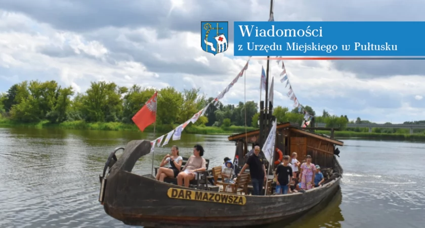 Bezpłatne rejsy łodziami “Dar Mazowsza” i “Rytman”