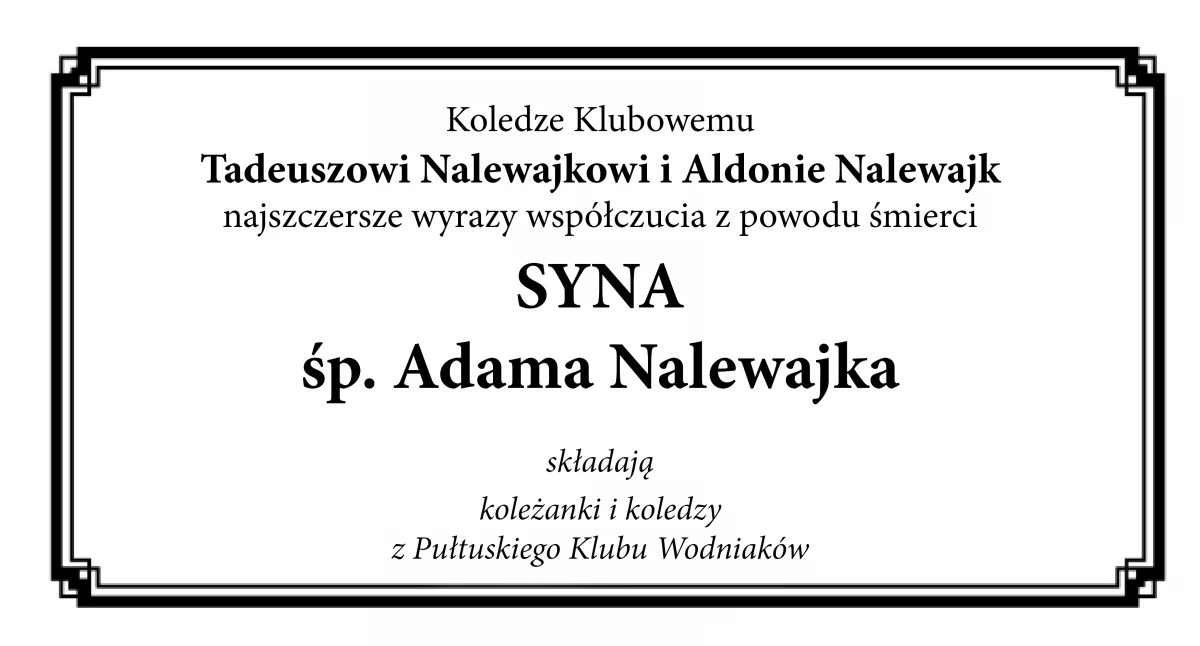 Kondolencje