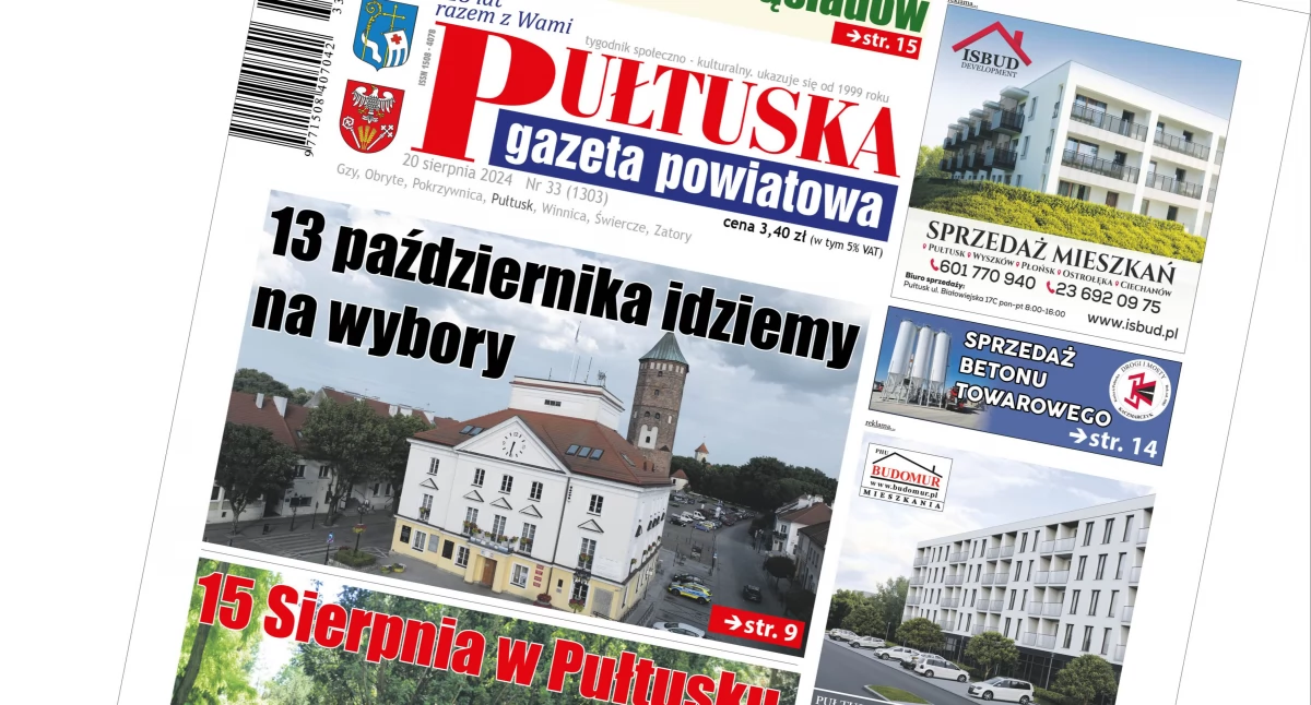 W 33 numerze Pułtuskiej Gazety Powiatowej